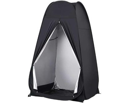 Portable Camping Shower/Toilet Tent Black