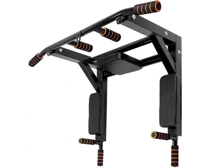 Home gym pull up and dip bar