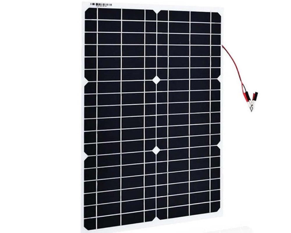 Solar panel with pre drilled holes