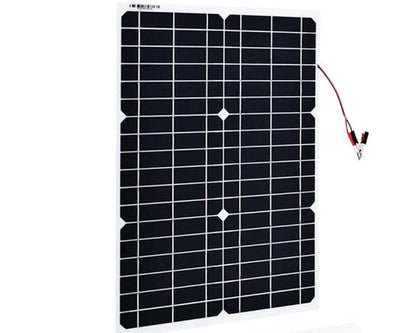 Solar panel with pre drilled holes