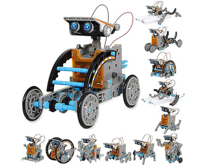 Solar robot kit with 190 pieces