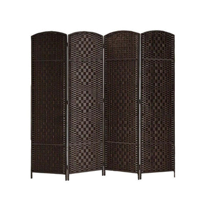 rattan room divider screen