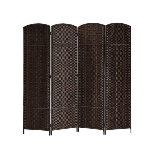 rattan room divider screen
