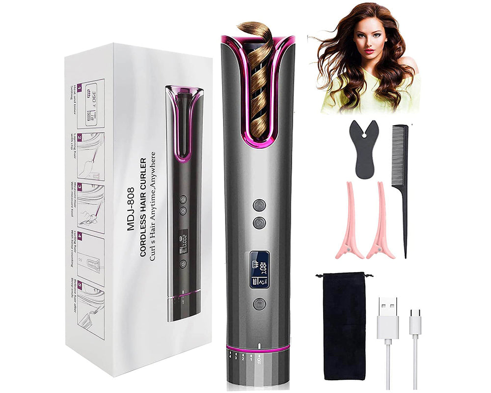 Hair curler with safety auto off