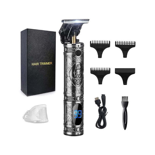Cordless hair trimmer with LED display