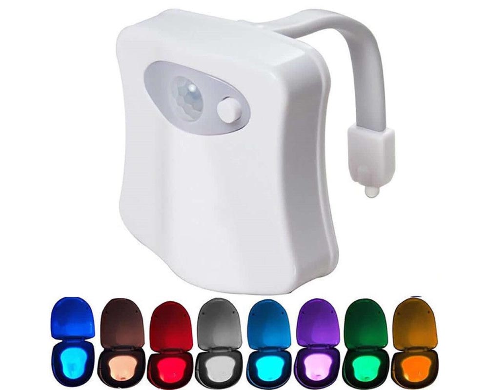 toilet light color options