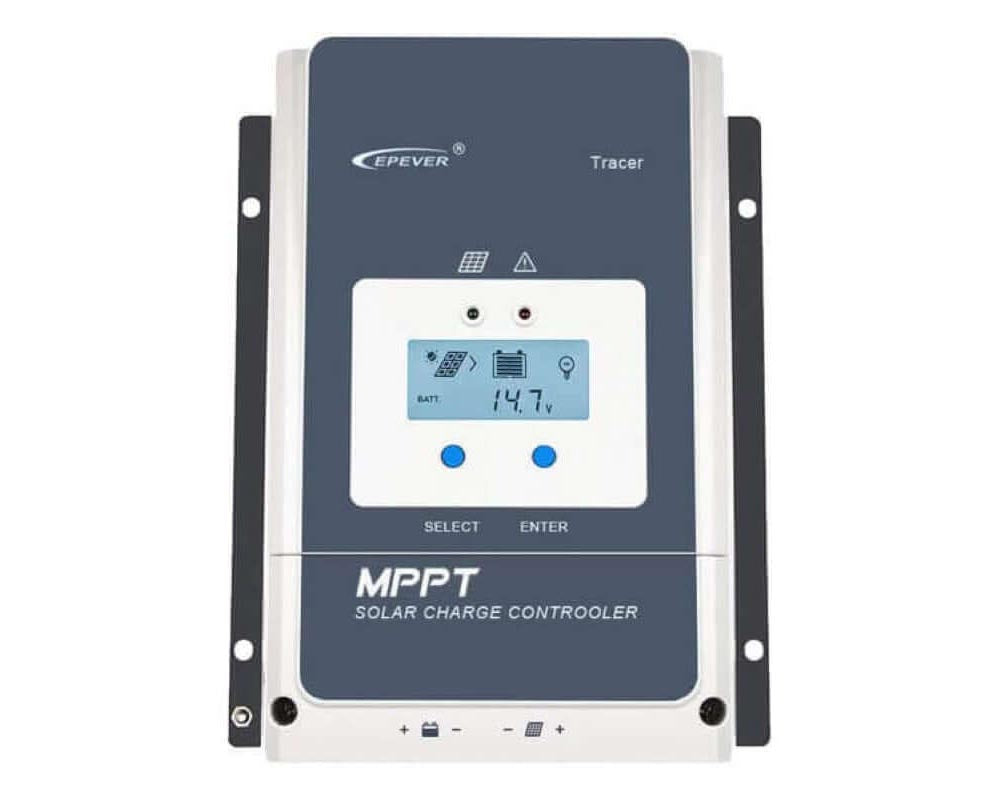 Solar controller mounted outdoors