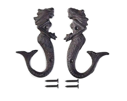 Beach style mermaid wall hangers