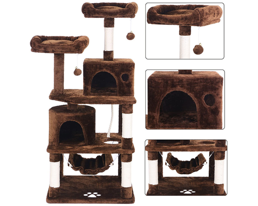 Cat Tree House Scratching Post Tree Play House