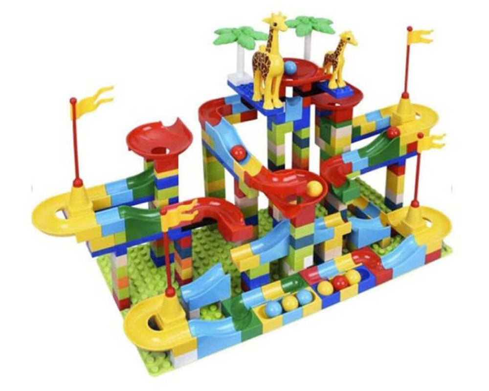 Marble run toy for children