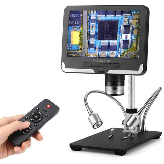 Digital microscope with LCD screen