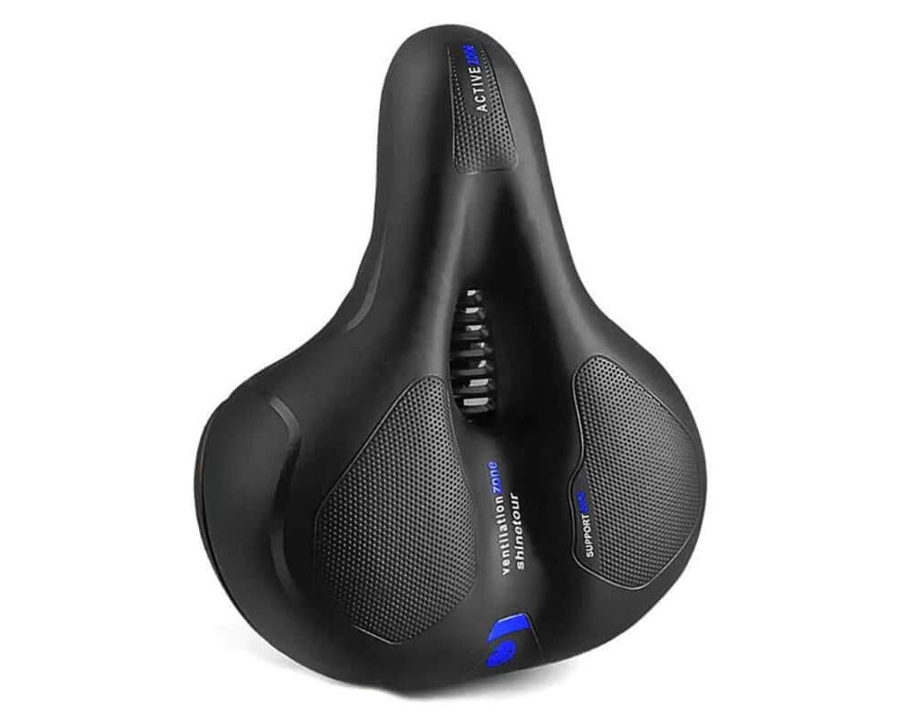Bike Saddle Bike Seat Blue Confortable Ride