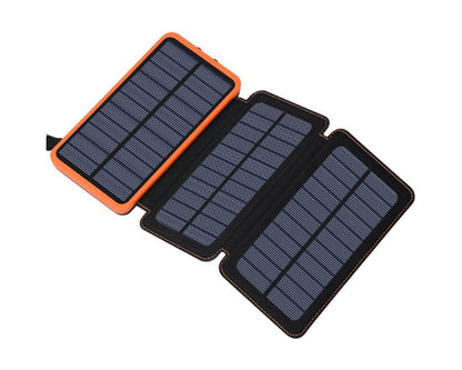 Solar panel external battery