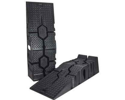 Vehicle ramps side view