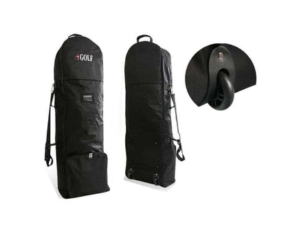 golf bag with sturdy wheels