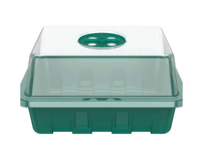 green plastic seed box