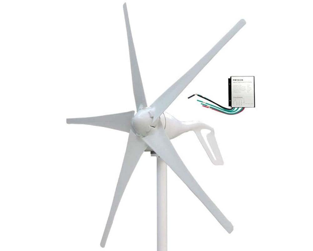 wind turbine with charge controller