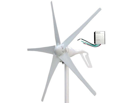 wind turbine with charge controller