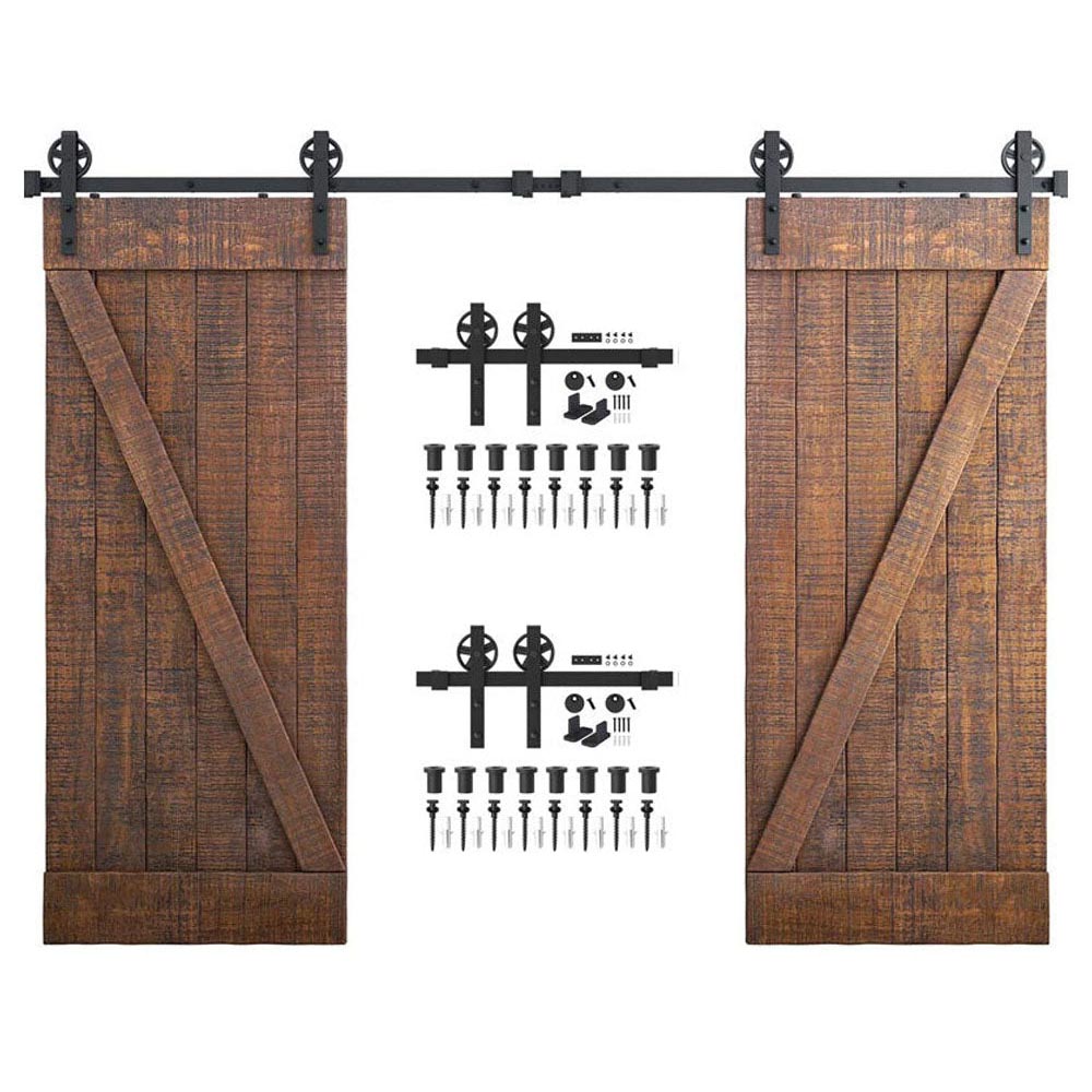 11ft single track barn door hardware