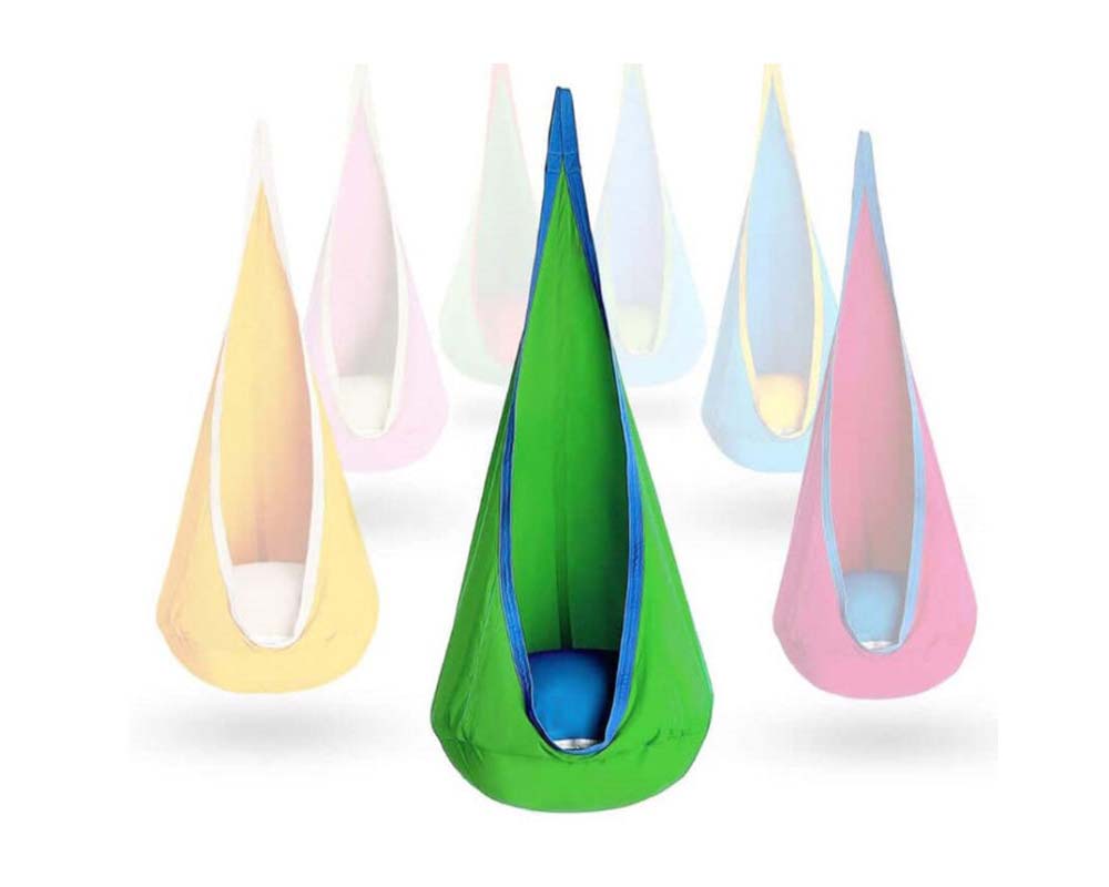 Kids Pod Swing Chair Tent Hanging Seat Hammock