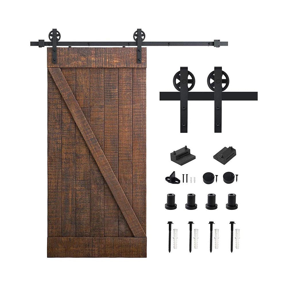 2 meter barn door hardware kit