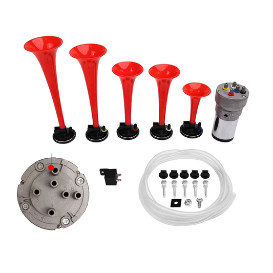 12V air horn kit with trumpets