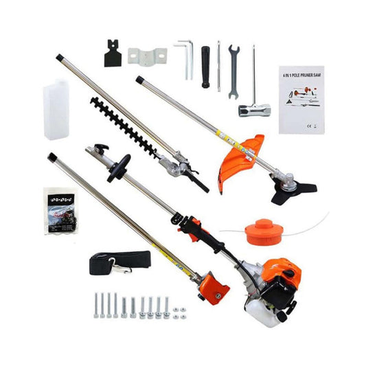 High-Powered Brush Weed Cutter Saw Hedge Trimmer 4 In 1