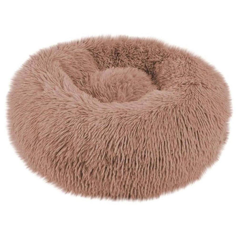 Plush Pet Bed Pet Sofa Pet Beds, Dog Round Cat Winter Warm Sleeping Bag Long Plush Soft Pet