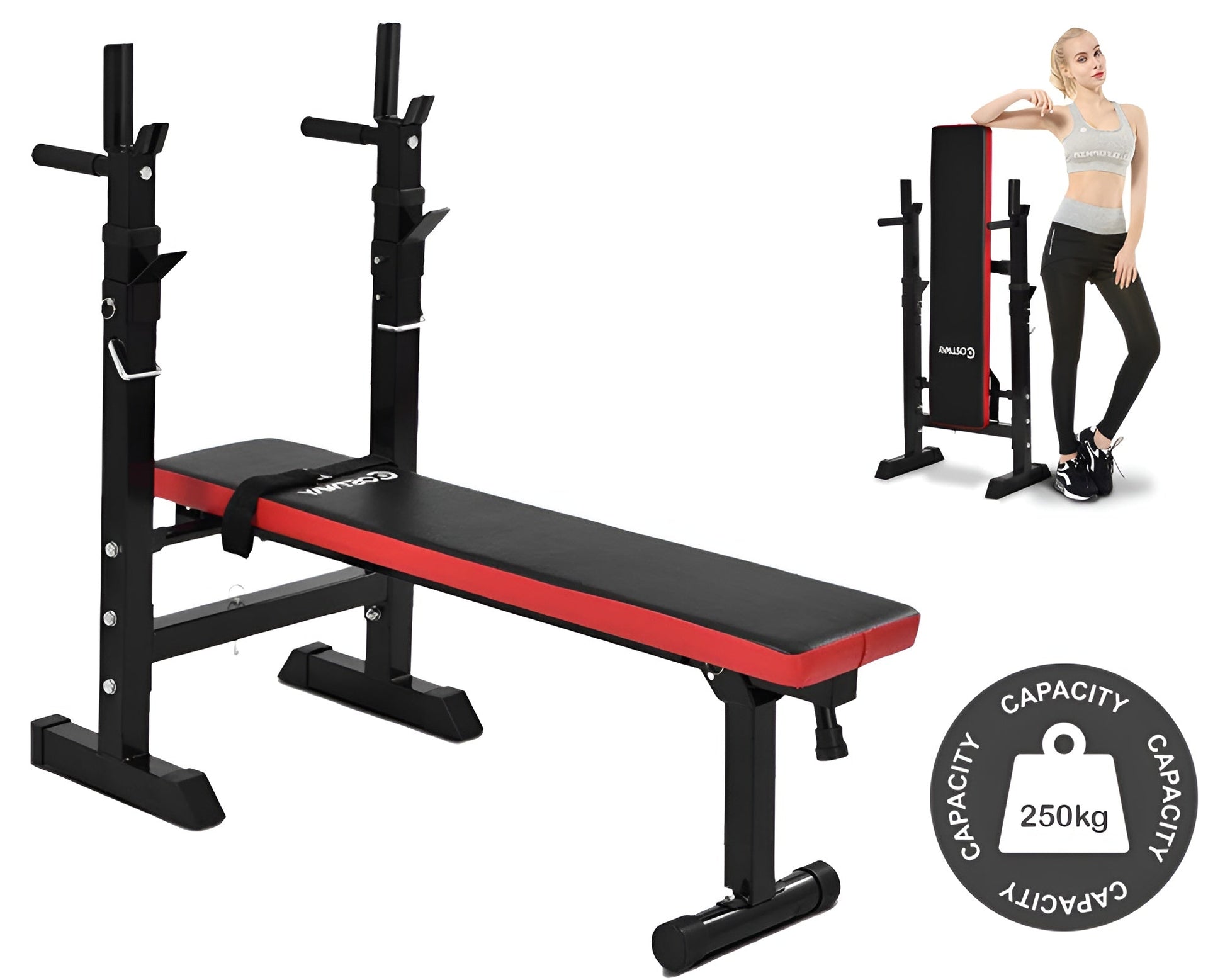 Compact foldable bench