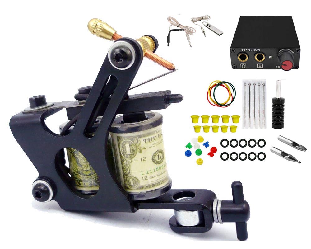 Tattoo machine with cartridge compatibility