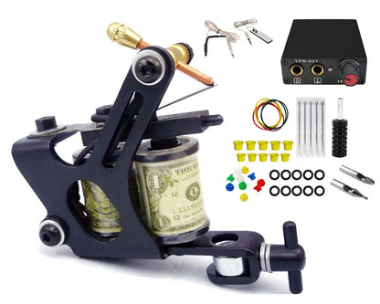Tattoo machine with cartridge compatibility