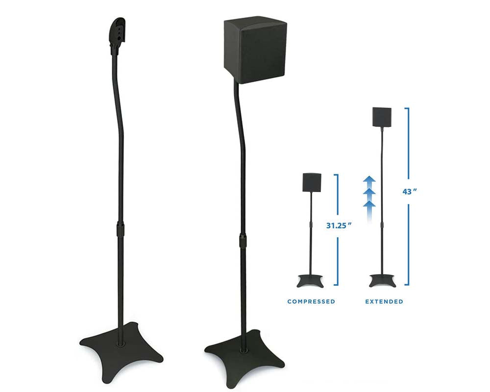 Floor standing speaker stands