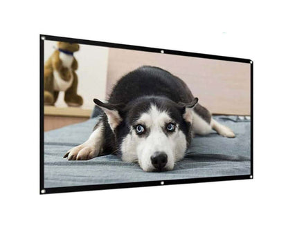 Easy install projector screen