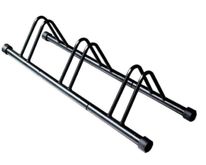 Bike rack holding multiple bikes