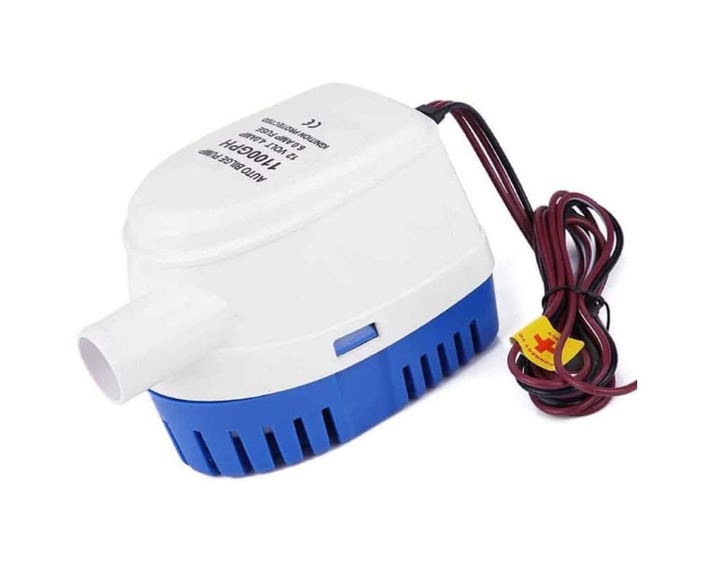 PVC and copper bilge pump