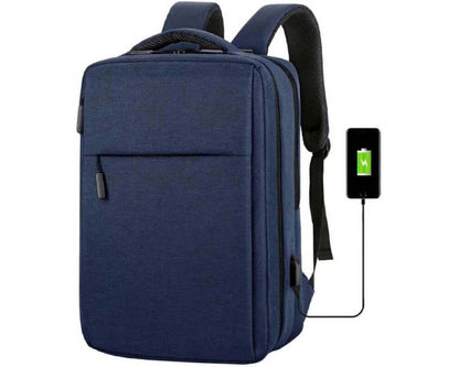 Business backpack blue