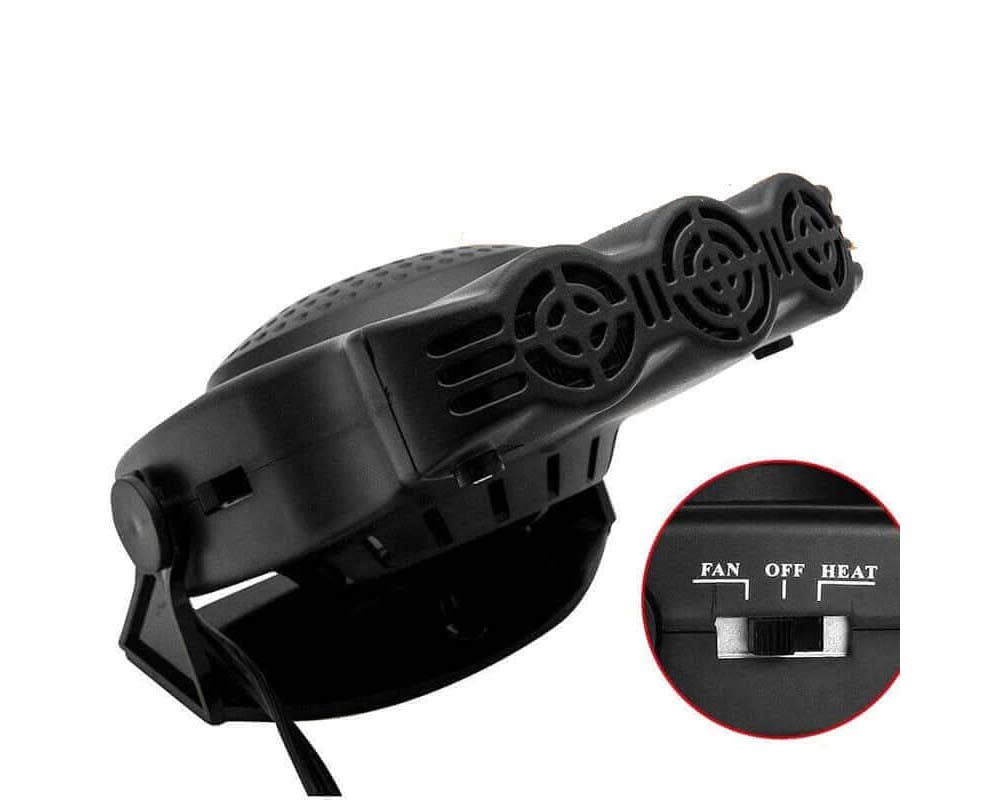 Car heater three outlets