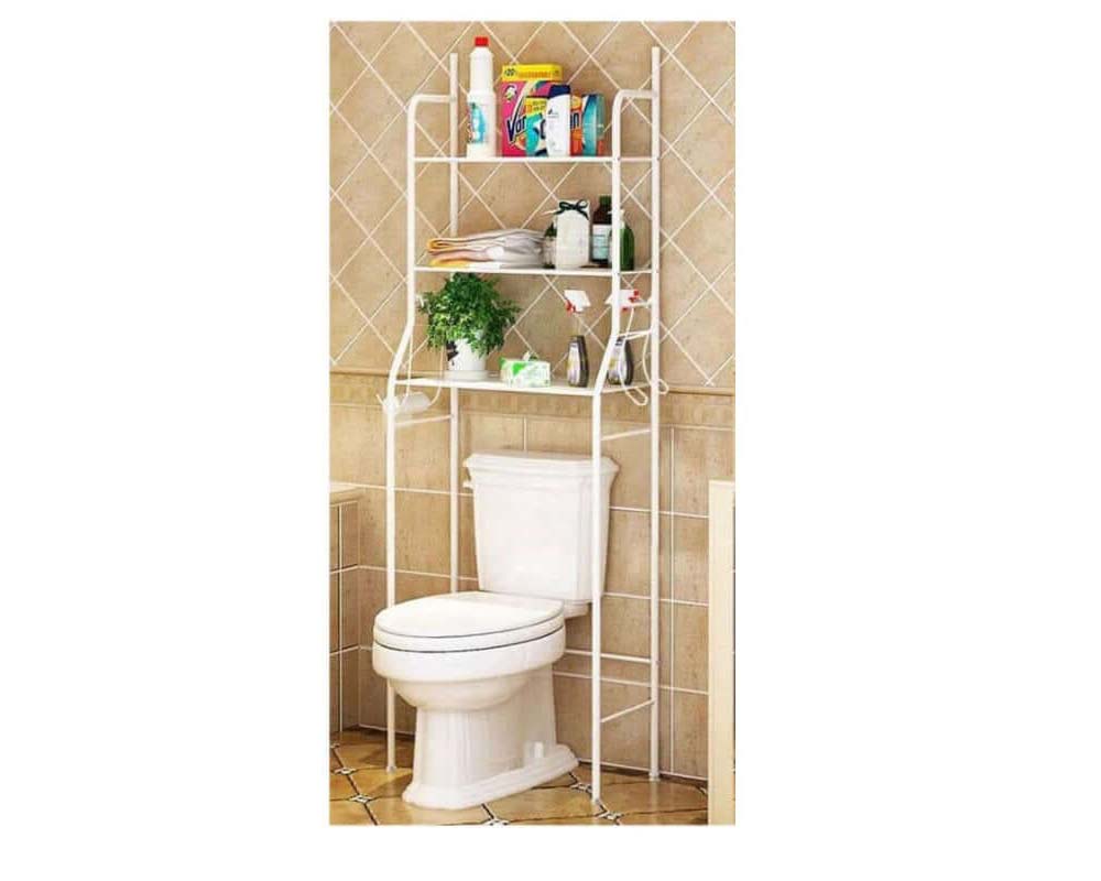 Toilet shelf organiser