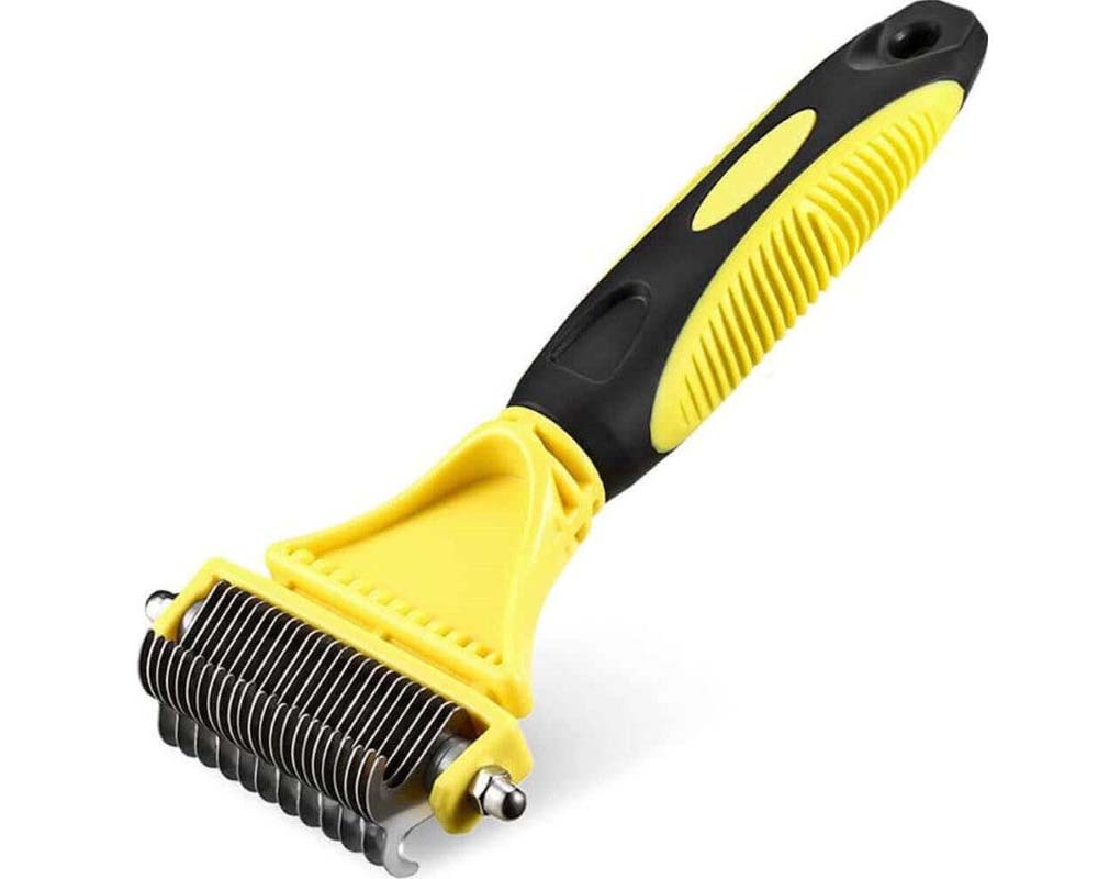 Dematting comb for dogs