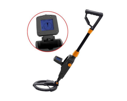 Metal detector detecting coins