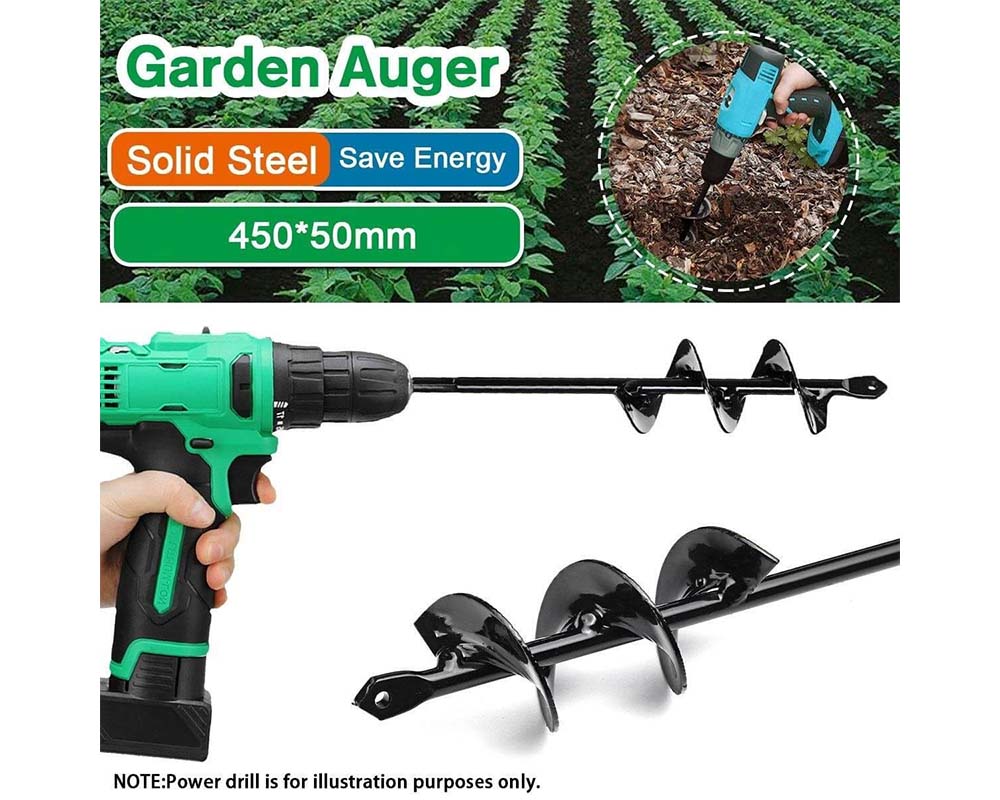 Garden Auger Post Hole Digger 450mm