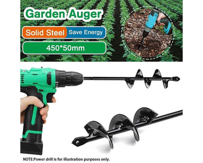 Garden Auger Post Hole Digger 450mm