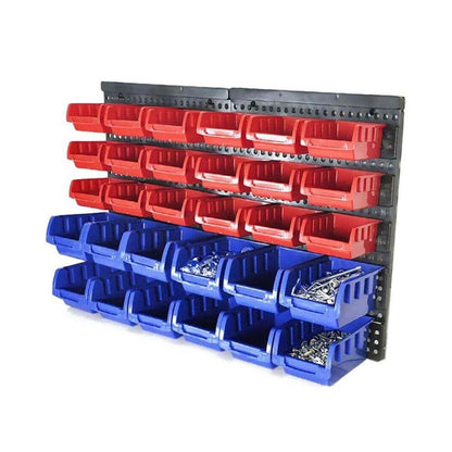Wall mounted garage organiser