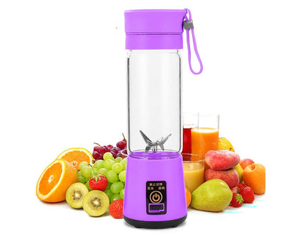 Portable Blender Juicer Mixer 4 Blade