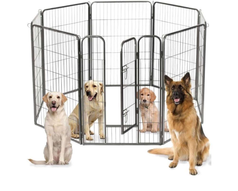 dog play pen easy setup