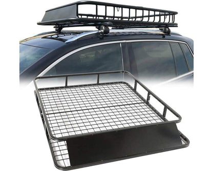 Universal Roof Rack Basket Car Top Luggage Carrier Cargo Holder – 48" x 40"