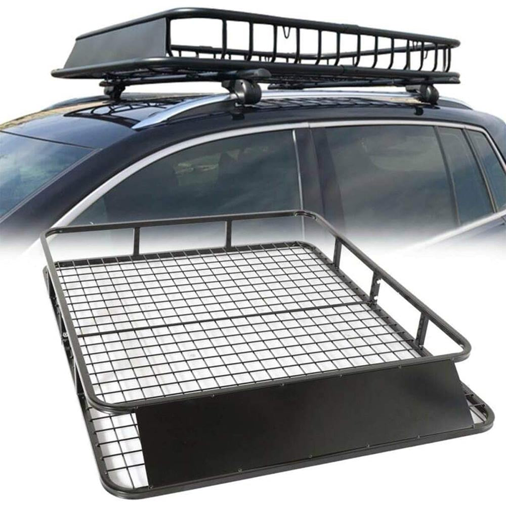 Universal Roof Rack Basket Car Top Luggage Carrier Cargo Holder – 48" x 40"