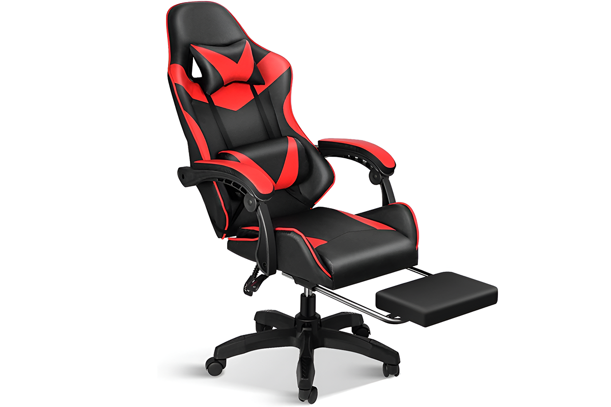 Gaming chair with wheels