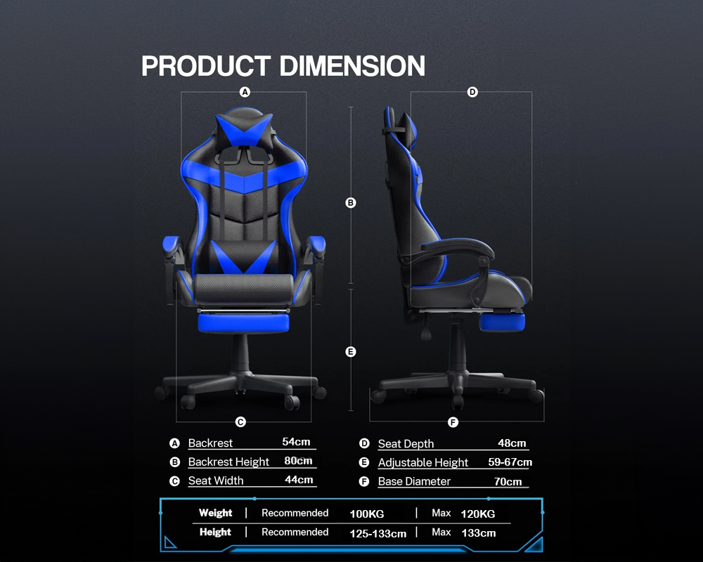 PU leather gaming chair