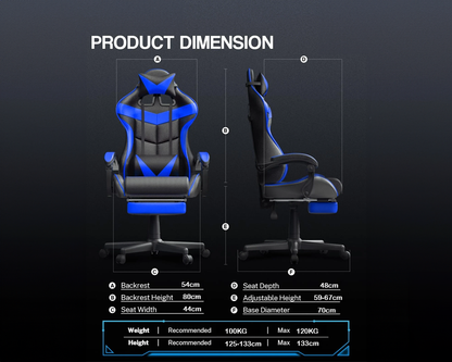 PU leather gaming chair